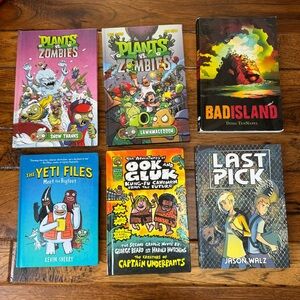 6 comic chapter books | geared to 3rd - 4th grade